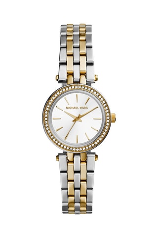 Montre à quartz en acier Darci - Argenté et doré