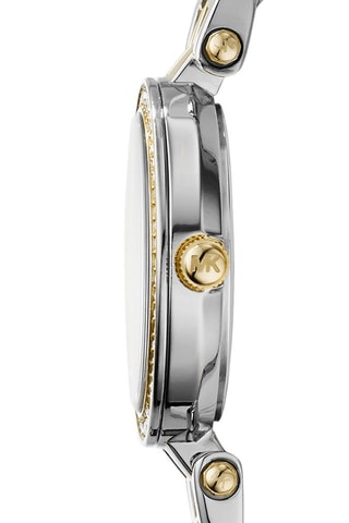 Montre à quartz en acier Darci - Argenté et doré