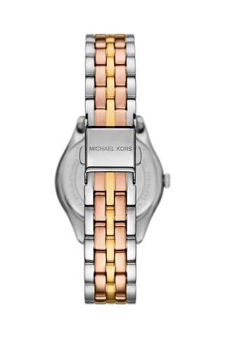 Montre à quartz en acier Harlowe - Argenté, doré et doré rose