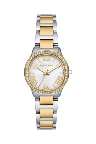 Montre à quartz en acier Sage - Argenté et doré