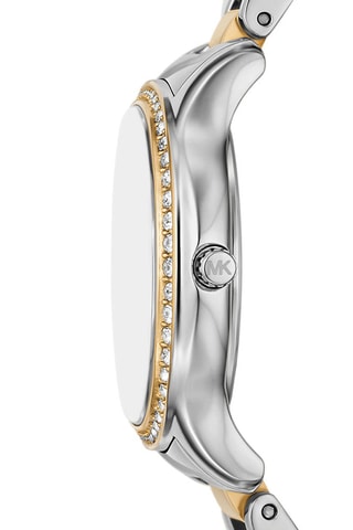 Montre à quartz en acier Sage - Argenté et doré