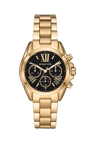 Montre à quartz en acier Bradshaw - Chronographe - Doré et noir