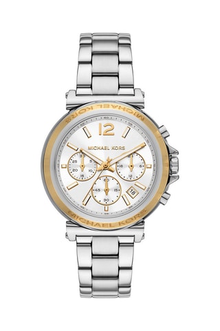 Montre à quartz en acier Maren - Chronographe - Argenté et doré