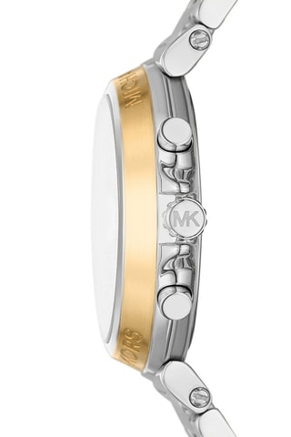 Montre à quartz en acier Maren - Chronographe - Argenté et doré