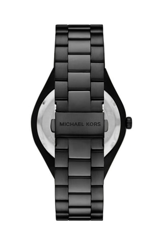 Montre à quartz en acier Lennox - Noir