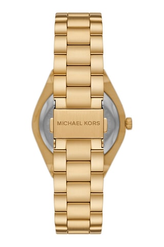Montre à quartz en acier - Doré et blanc