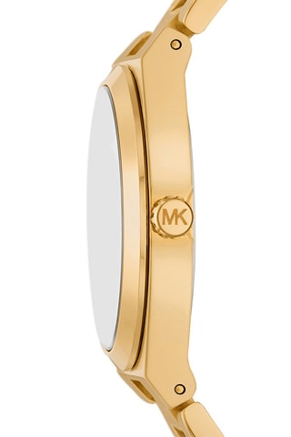 Montre à quartz en acier - Doré et blanc