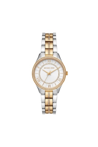 Montre à quartz en acier - Doré et argenté