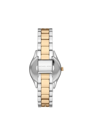 Montre à quartz en acier - Doré et argenté