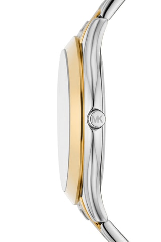 Montre à quartz en acier - Doré et argenté