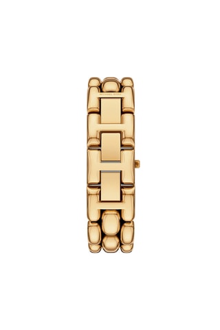 Montre à quartz en acier - Doré
