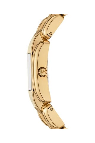 Montre à quartz en acier - Doré