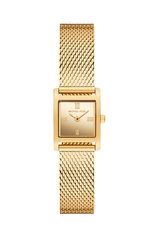 Montre à quartz en acier - Doré