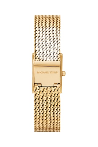 Montre à quartz en acier - Doré