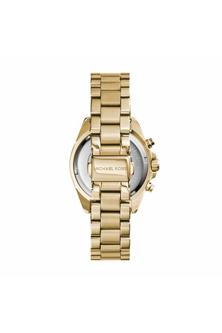 Montre à quartz en acier - Chronographe - Doré