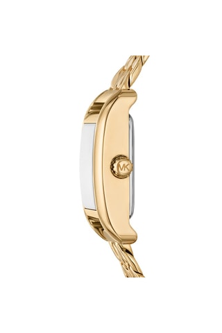 Montre à quartz en acier - Doré