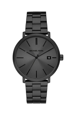 Montre à quartz en acier - Noir