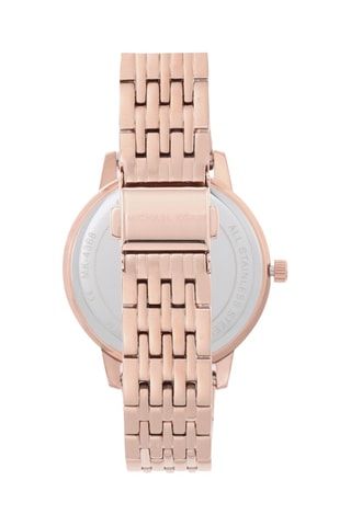 Montre à quartz en acier inoxydable Melissa - Doré rose