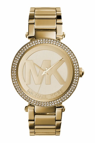 Montre à quartz en acier - Doré