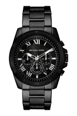Montre à quartz en acier  Chronographe - Noir