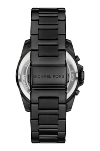 Montre à quartz en acier  Chronographe - Noir