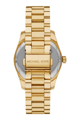 Montre à quartz en acier - Doré