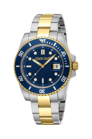 Montre à quartz en acier - Argenté et  doré