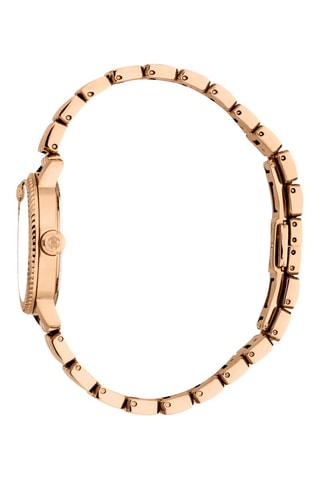 Montre à quartz en acier - Doré rose et argenté