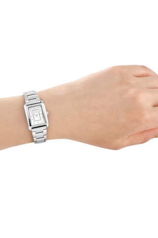 Montre à quartz en acier - Argenté