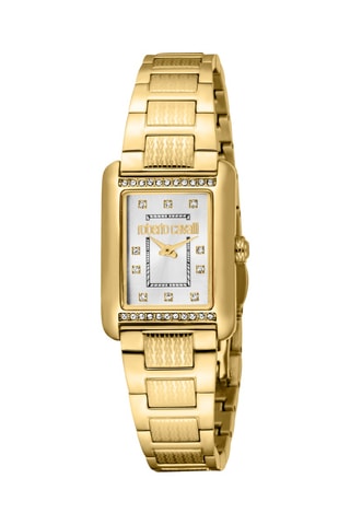 Montre à quartz en acier - Doré et argenté