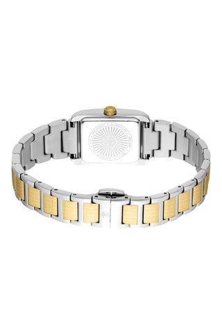 Montre à quartz en acier - Argenté et doré