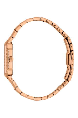 Montre à quartz en acier - Doré rose