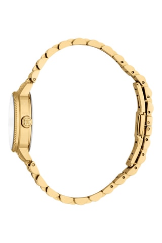 Montre à quartz en acier - Doré et argenté