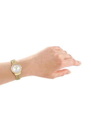 Montre à quartz en acier - Doré et argenté
