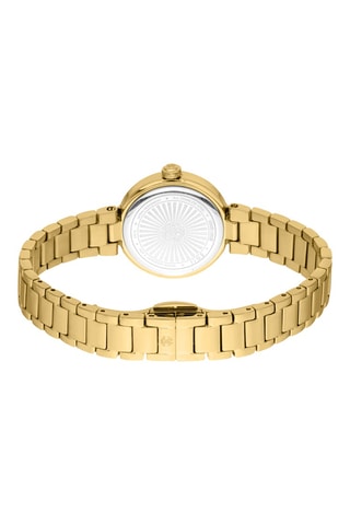 Montre à quartz en acier - Doré