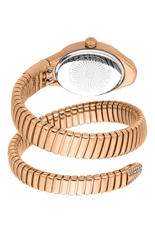Montre à quartz en acier - Doré rose