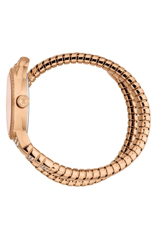 Montre à quartz en acier - Doré rose