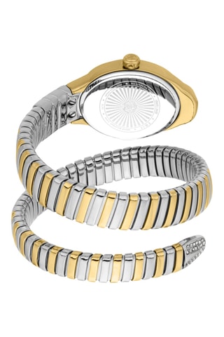 Montre à quartz en acier - Argenté et doré