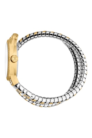 Montre à quartz en acier - Argenté et doré