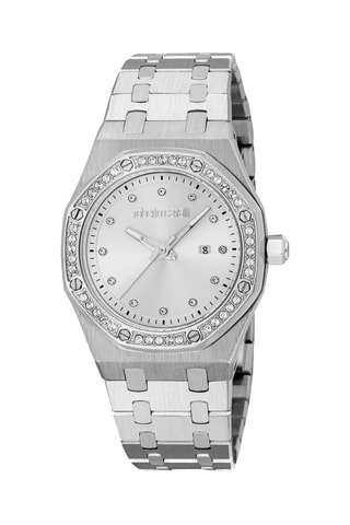 Montre à quartz en acier - Argenté