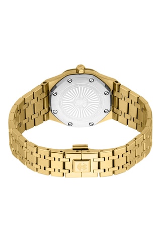 Montre à quartz en acier - Doré