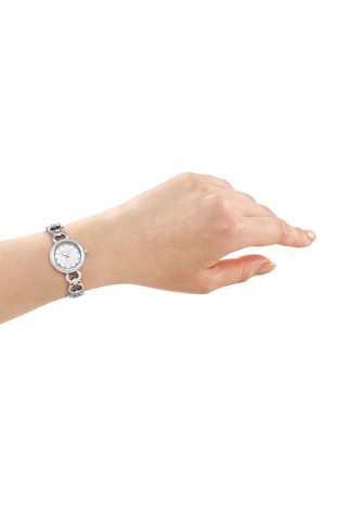 Montre à quartz en acier - Argenté
