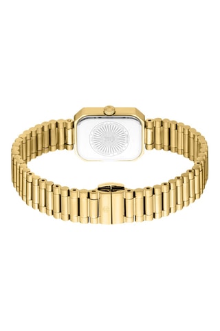 Montre à quartz en acier - Doré