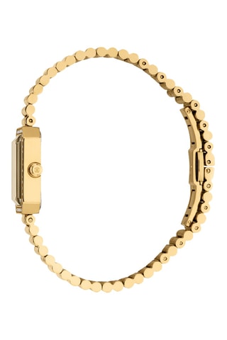 Montre à quartz en acier - Doré