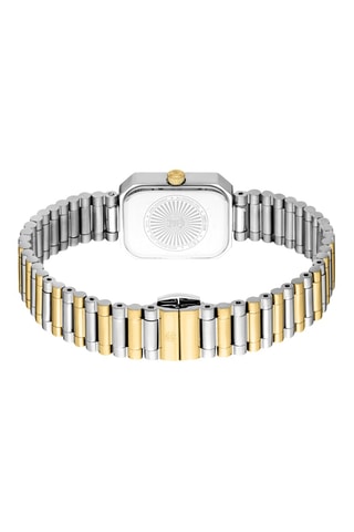 Montre à quartz en acier - Argenté et doré