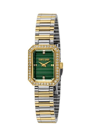 Montre à quartz en acier - Argenté et doré