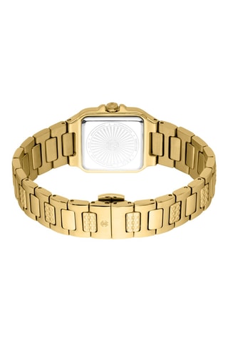 Montre à quartz en acier - Doré