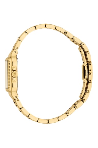 Montre à quartz en acier - Doré