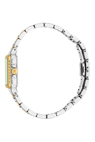 Montre à quartz en acier - Argenté et doré