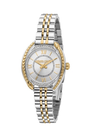 Montre à quartz en acier - Argenté et doré